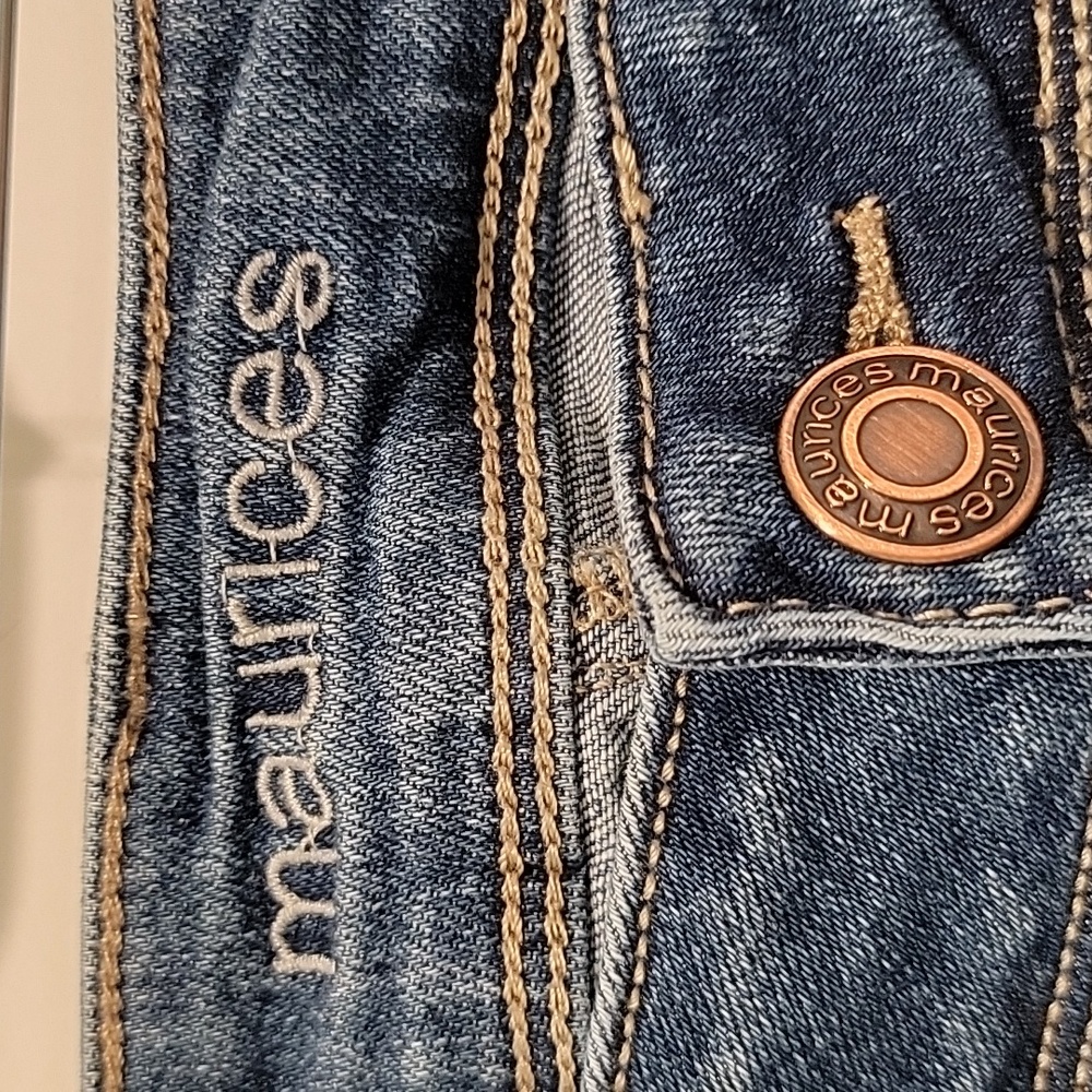 Maurices Blue Boot Cut Jeans Classic Jeans Size 12 Short - Picture 3 of 10